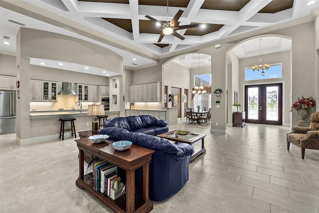 Beautiful Coffered Ceiling