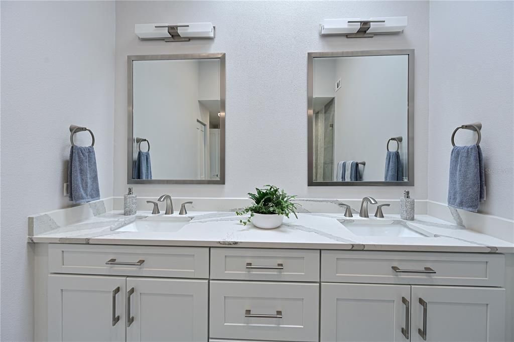 Primary Bathroom with dual sinks