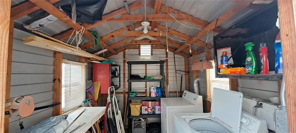 INSIDE SHED