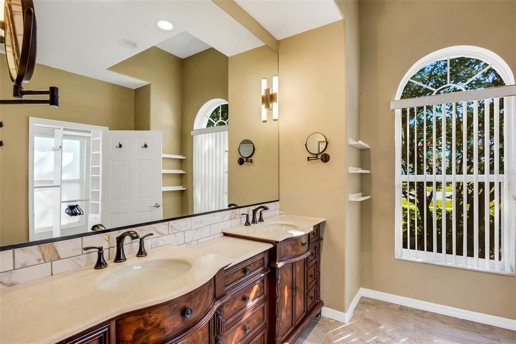 Primary Bathroom w/ 2  Closets