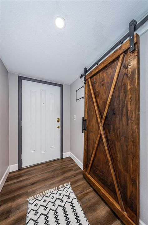 Front door interior