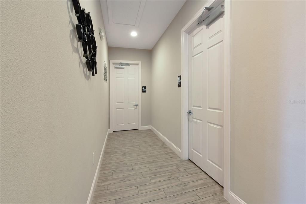 his and hers bathrooms in the clubhouse