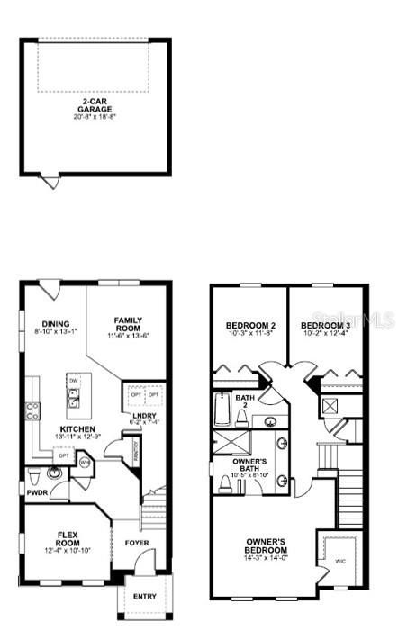 Active With Contract: $487,425 (3 beds, 2 baths, 1833 Square Feet)