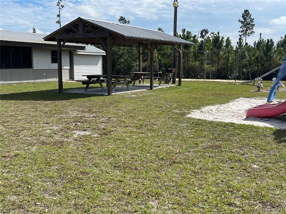 Community building and pavilion