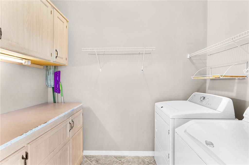 Laundry Room with Pocket Door Entrance