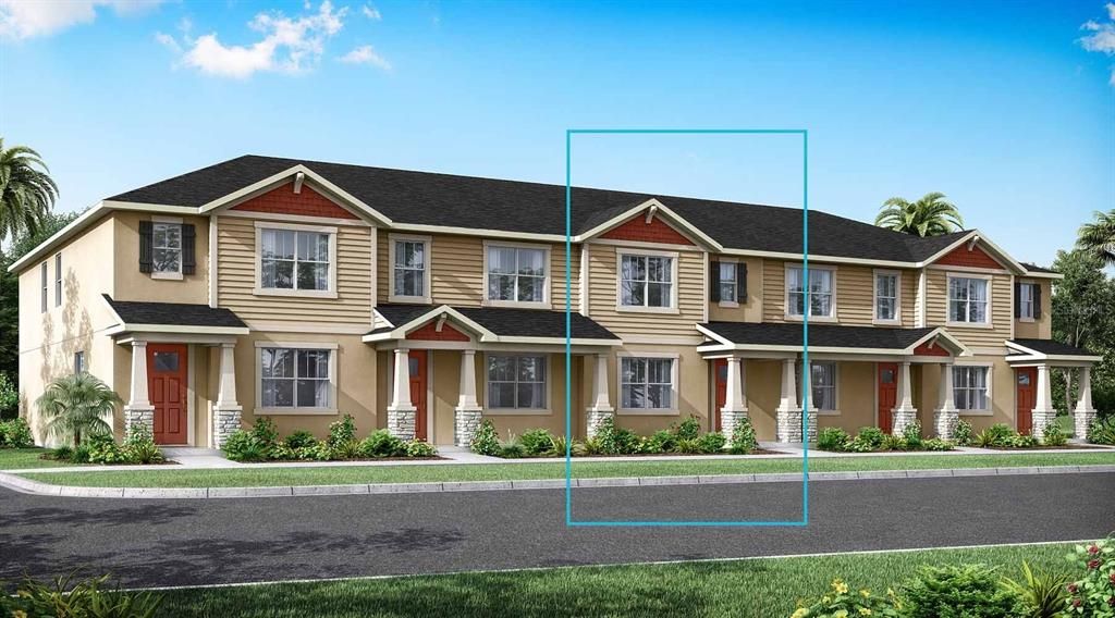 Architect Rendering - Craftsman Elevation