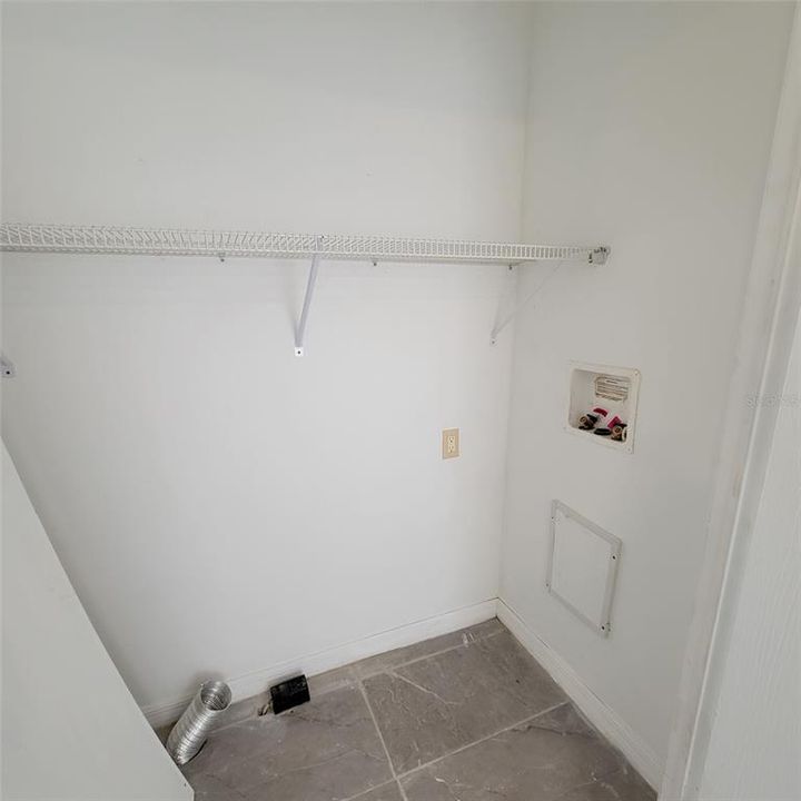 Laundry closet