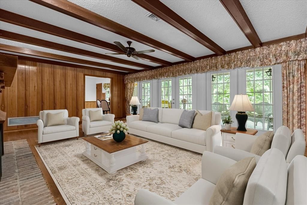 VIRTUALLY STAGED Family Room