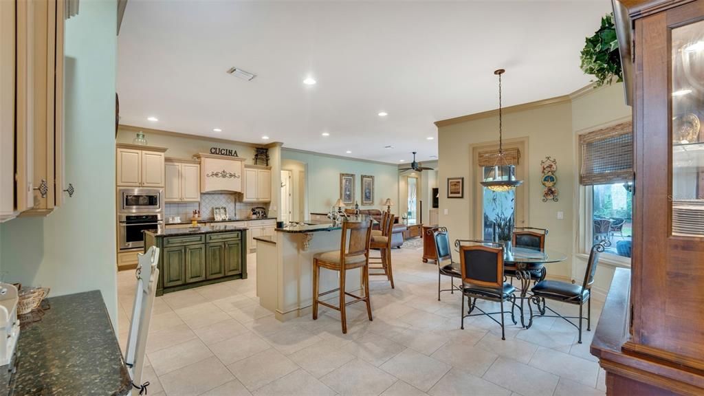 HUGE kitchen open to family room