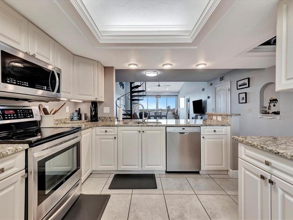 Gorgeous Kitchen with Stainless Steal Appliances.