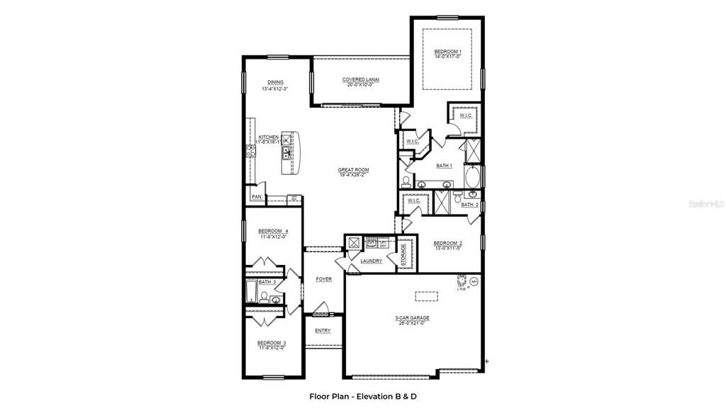 Active With Contract: $542,990 (4 beds, 3 baths, 2537 Square Feet)