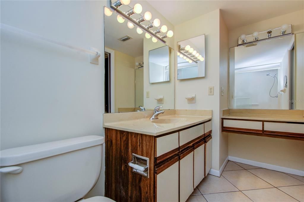 master bath as viewed from shower