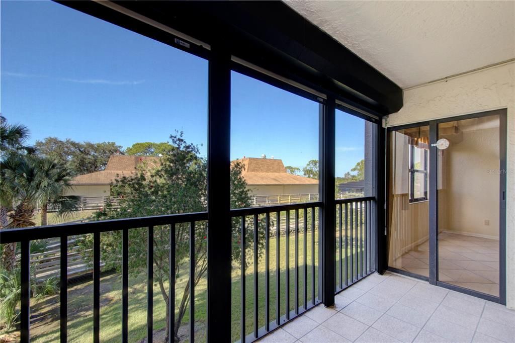 on balcony view through sliding doors to master bedroom