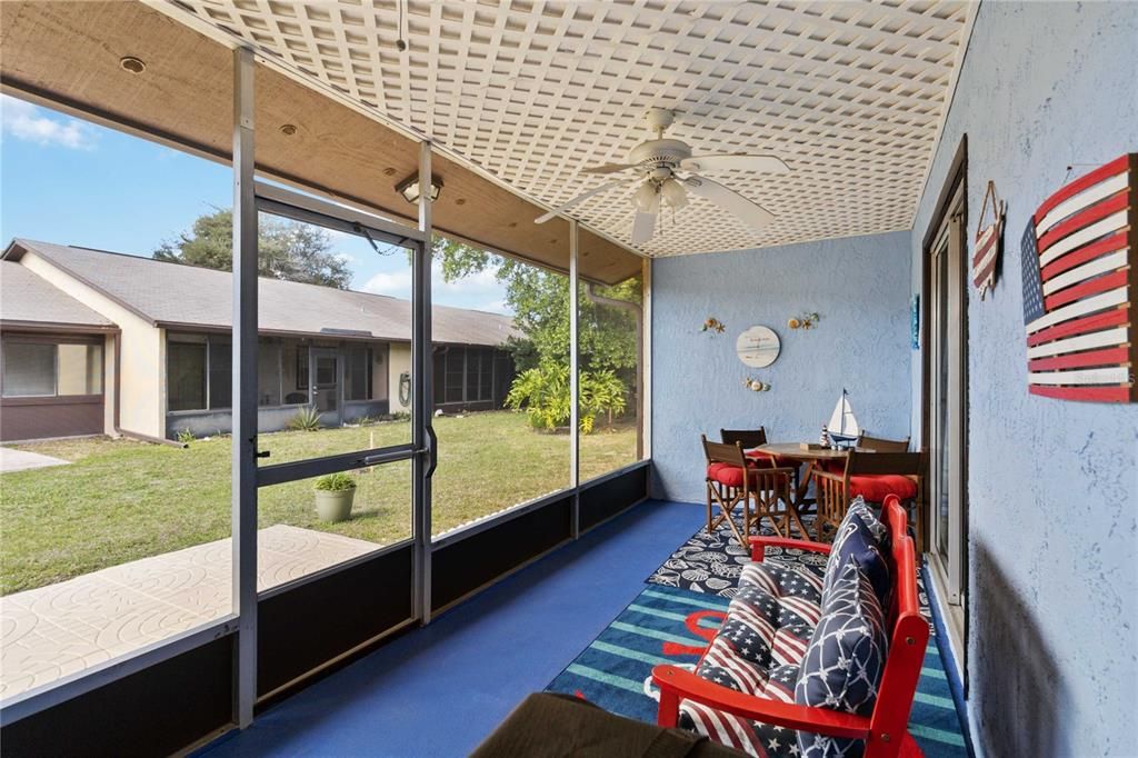 Rear Screened Porch