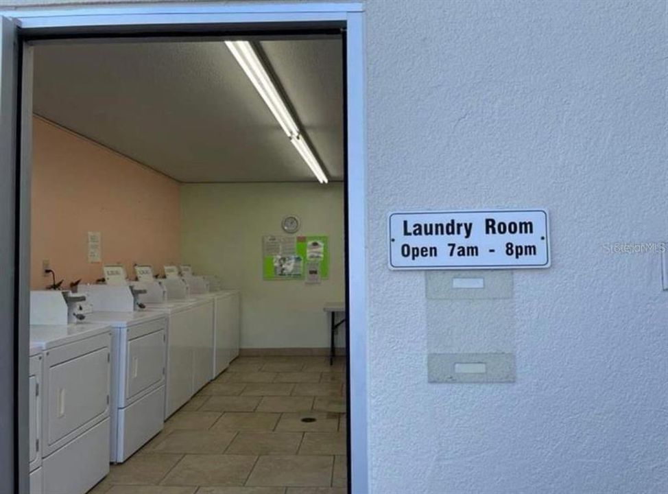Paid Laundry on Site