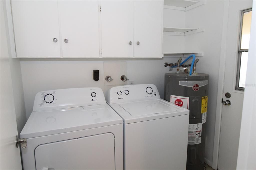 Inside laundry room