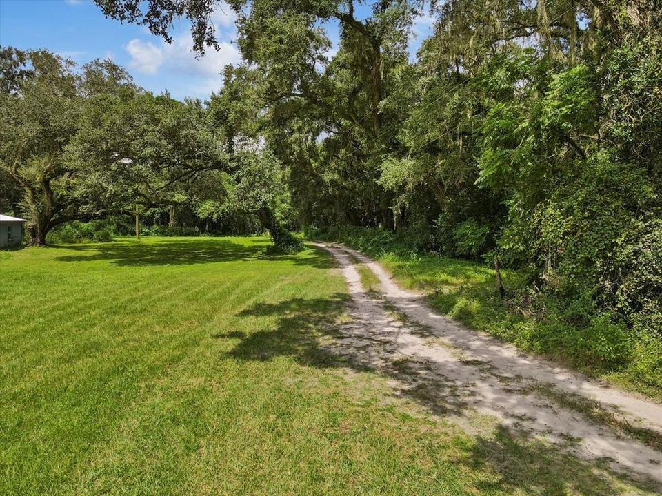 This neighbors driveway is on this partly on the East side of the property. Seller will assist to correct or possible easement if buyer would prefer.
