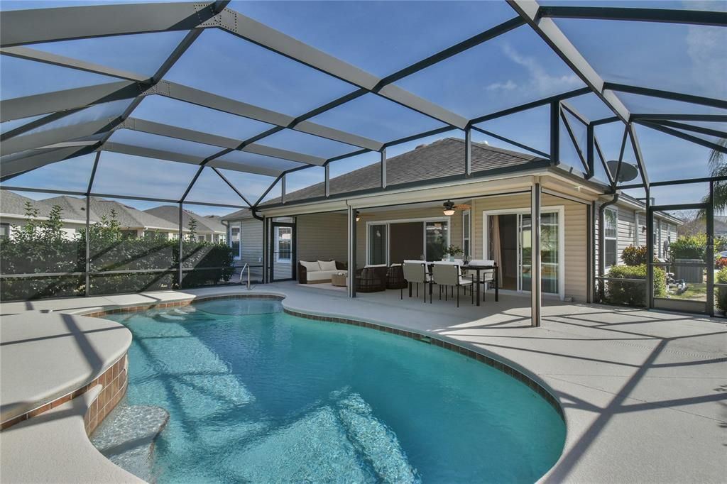 Pool Area Virtually Staged