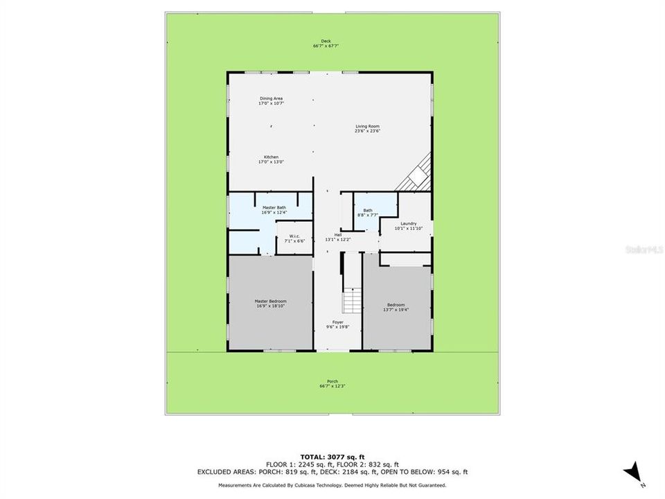 main living area floor plan