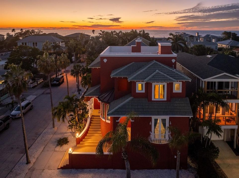 Sunset Aerial