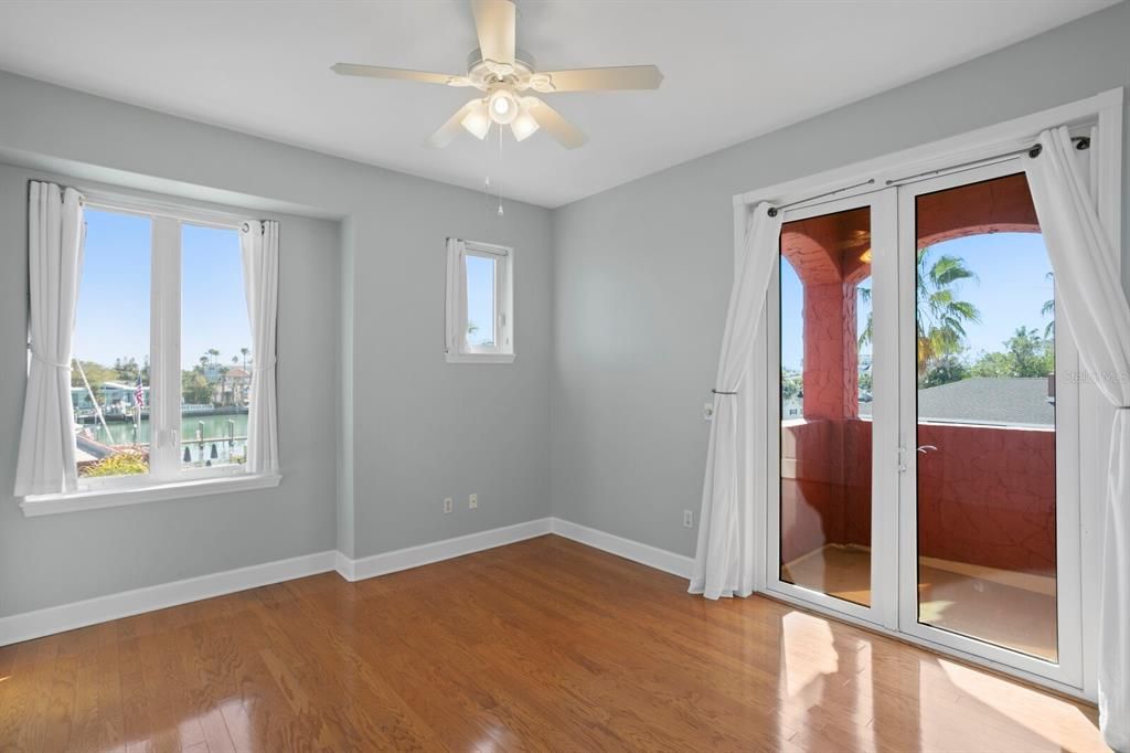 3rd Floor Bedroom overlooking intracoastal