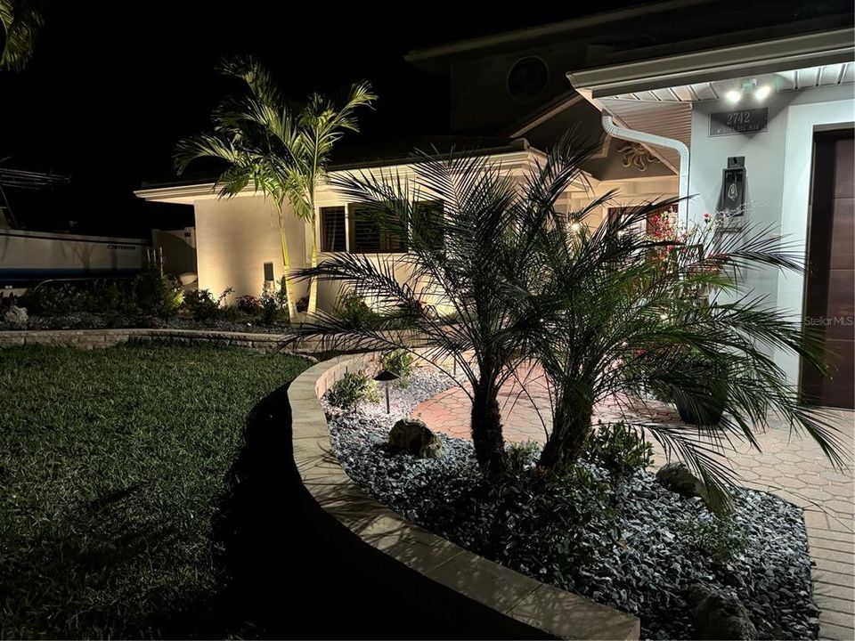 Landscaping at Night