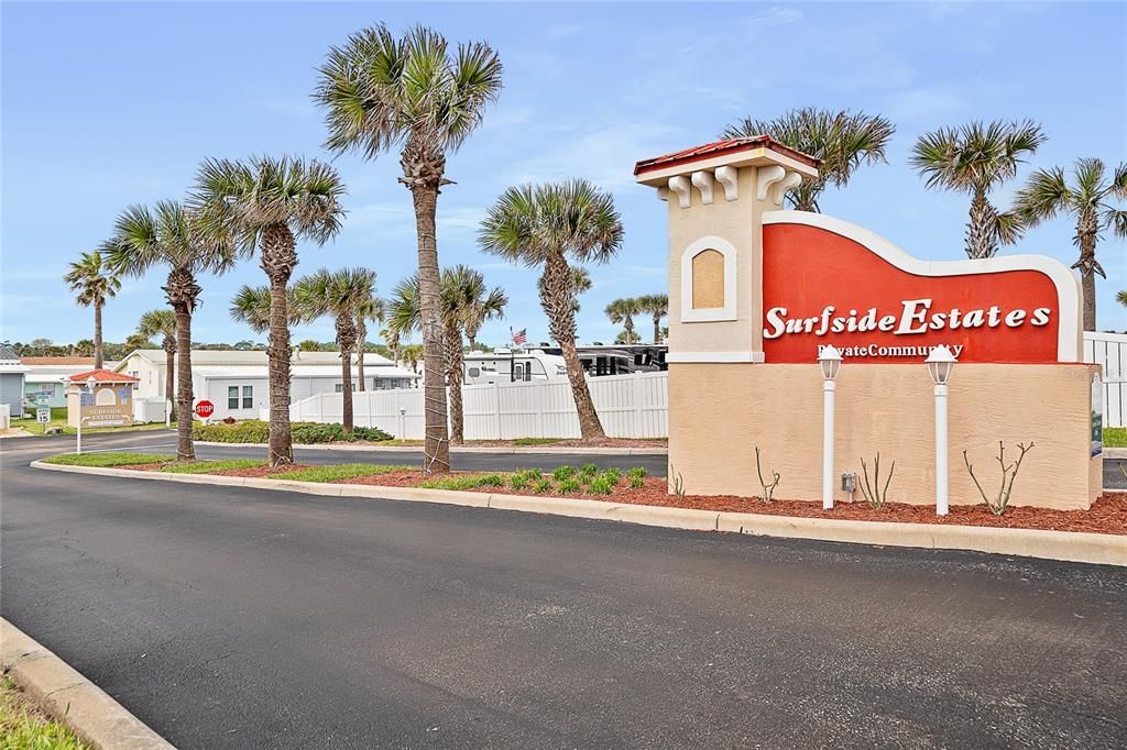 main Entry to Surfside Estates