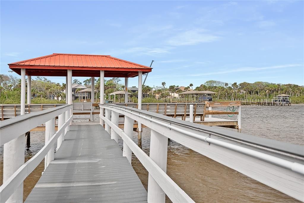 Pier South end of community