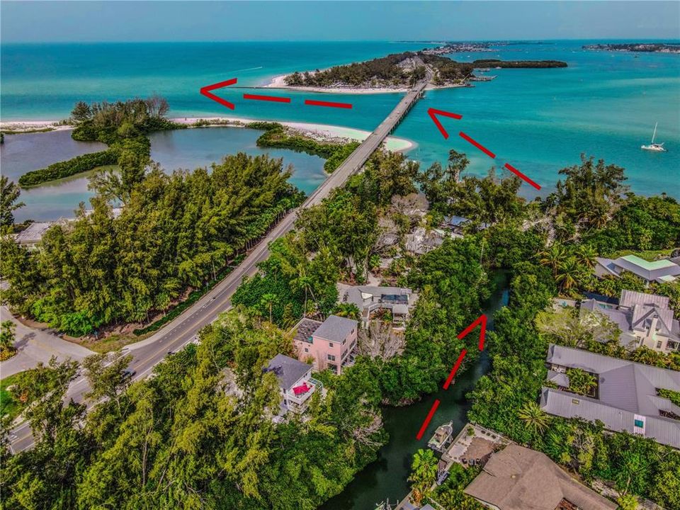 Just a few hundred yards to access the pass and beautiful Gulf of Mexico and Sarasota Bay waters.