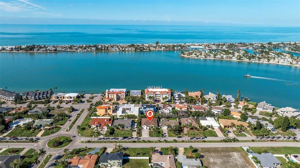 Located in sought-after Tierra Verde, directly across from Pass-a-Grille Channel ... minutes to the Gulf and the area's award-winning beaches.
