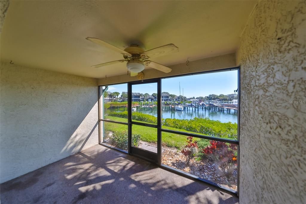 A perfect view overlooking the intercoastal to the bay.