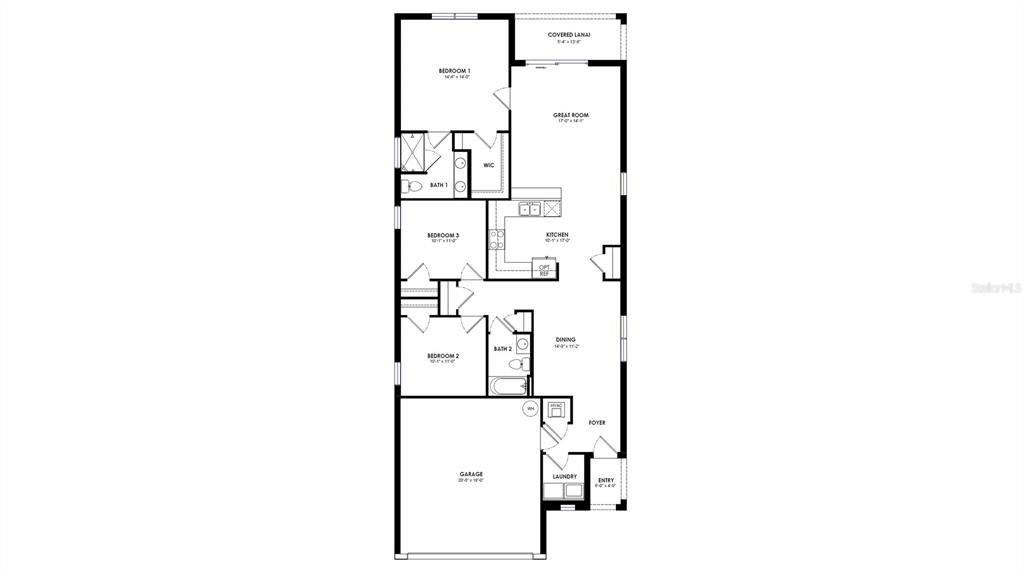 Active With Contract: $314,990 (3 beds, 2 baths, 1504 Square Feet)