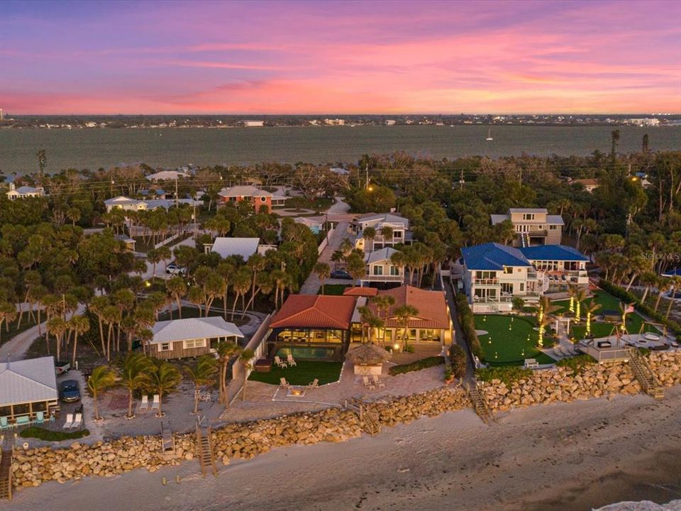 Aerial towards the Bay