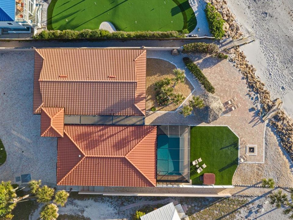 Aerial of the connected structures for one home