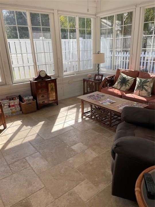 Family room with view of preserve