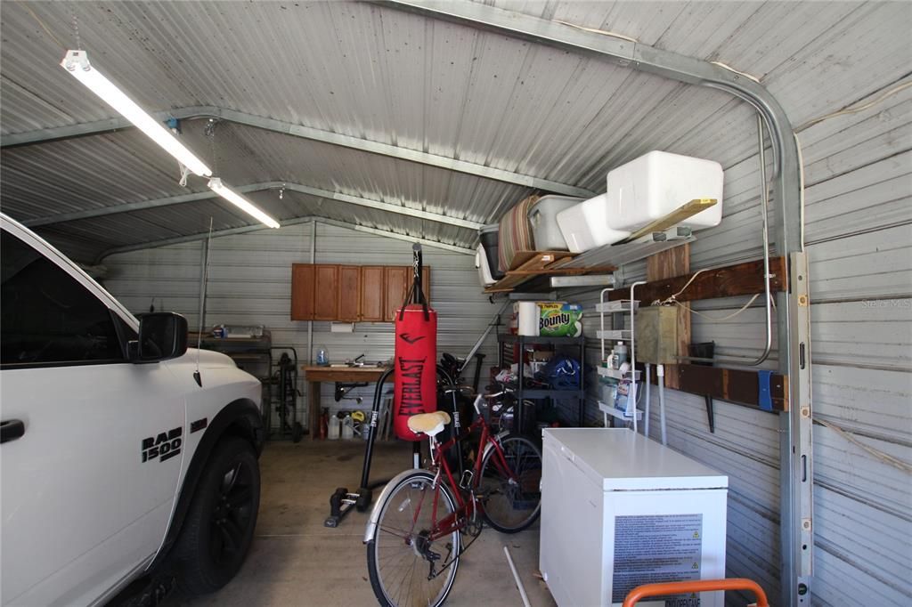 Inside Garage