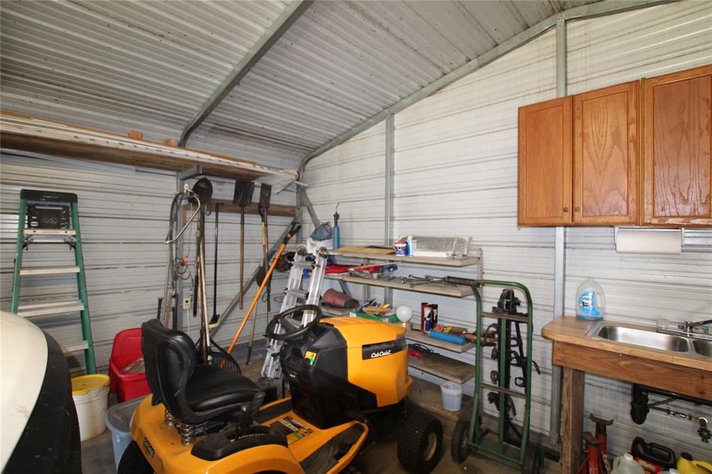 Inside Garage