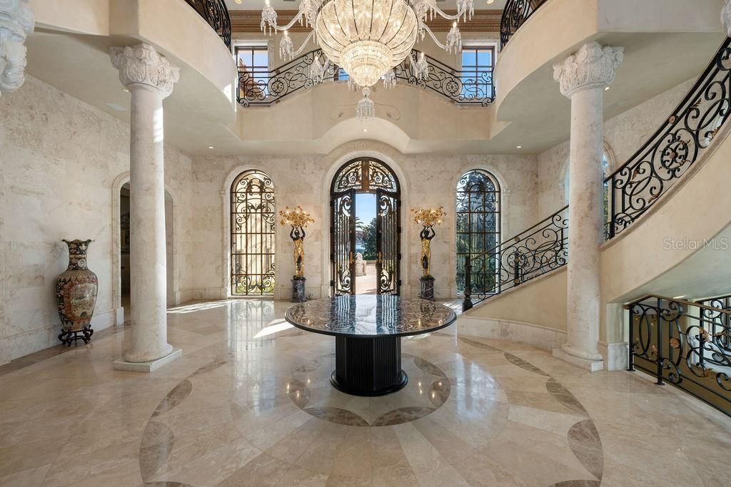 Grand Foyer marble on marble