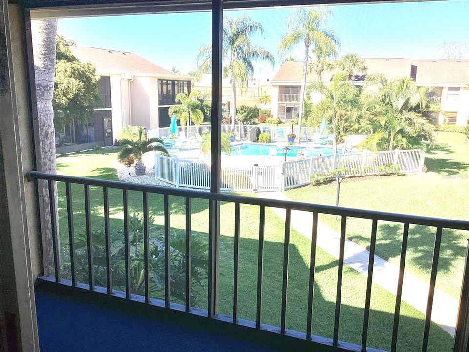 View of Community Pool from lanai