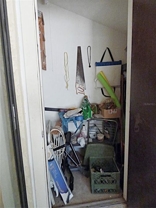 Side Lanai Storage Closet