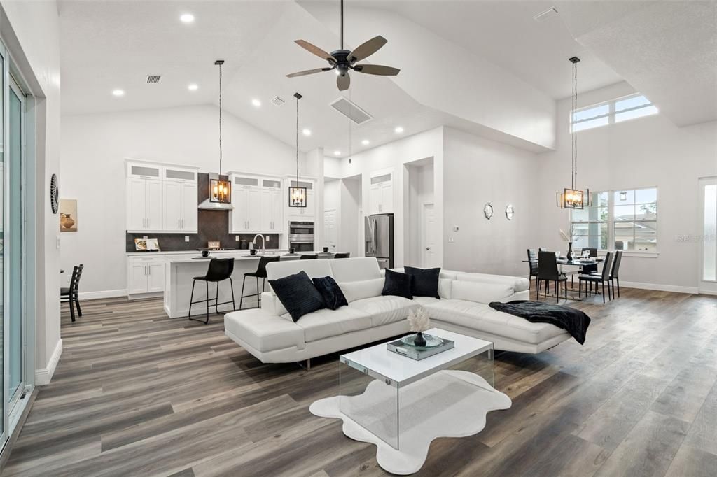 Kitchen/ Living room - Open Floor plan. Great for entertaining !