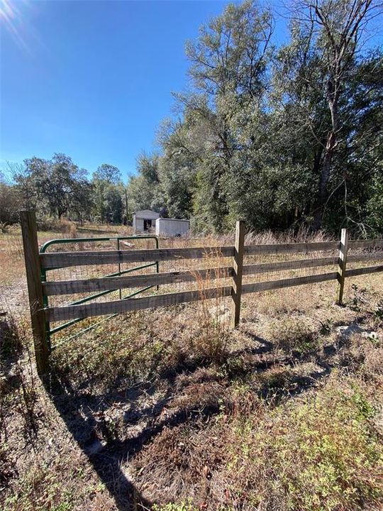 Horse pasture looking at Shed #2