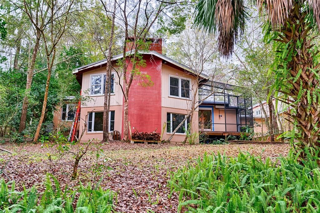 Back exterior photo of the house