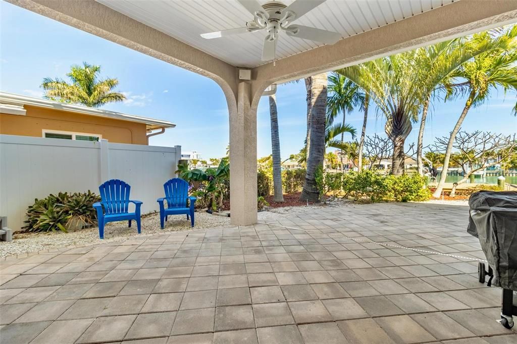 Large covered patio space