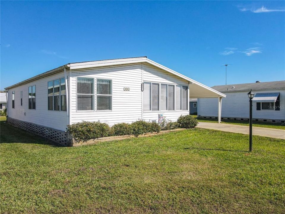 Double wide manufactured home on OWNED land