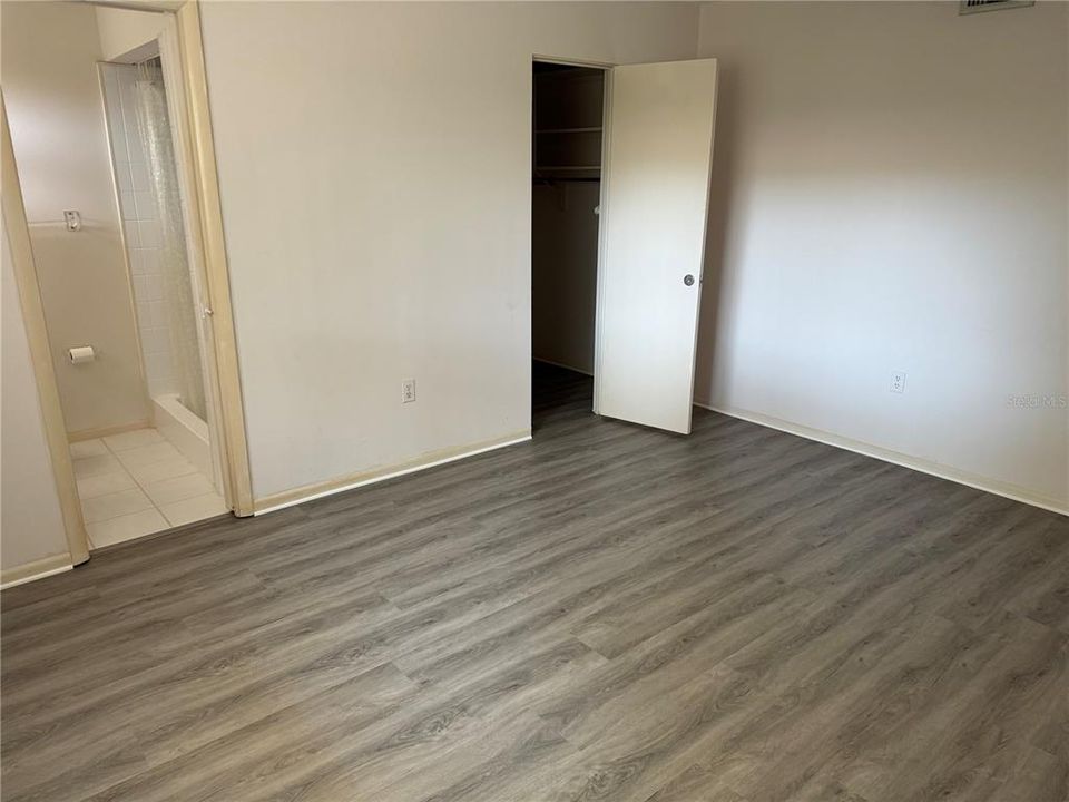 Primary Bedroom with ensuite bathroom and walk in closet.