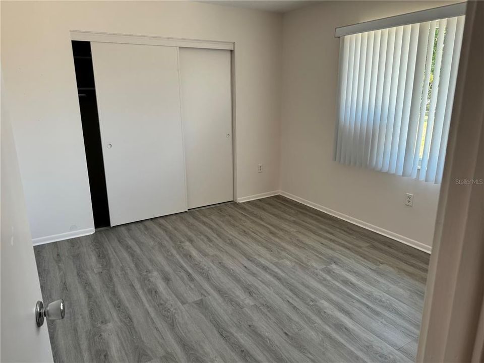 Second Bedroom also has Luxury Vinyl Plank Flooring