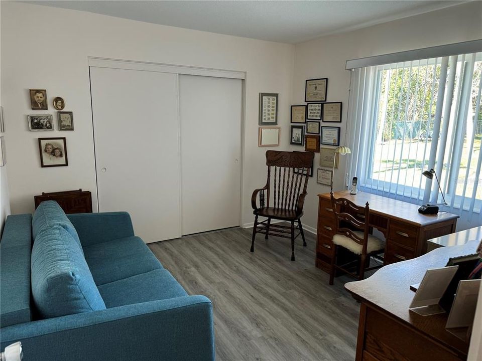 Seller used this as guest room with pull-out bed and office.