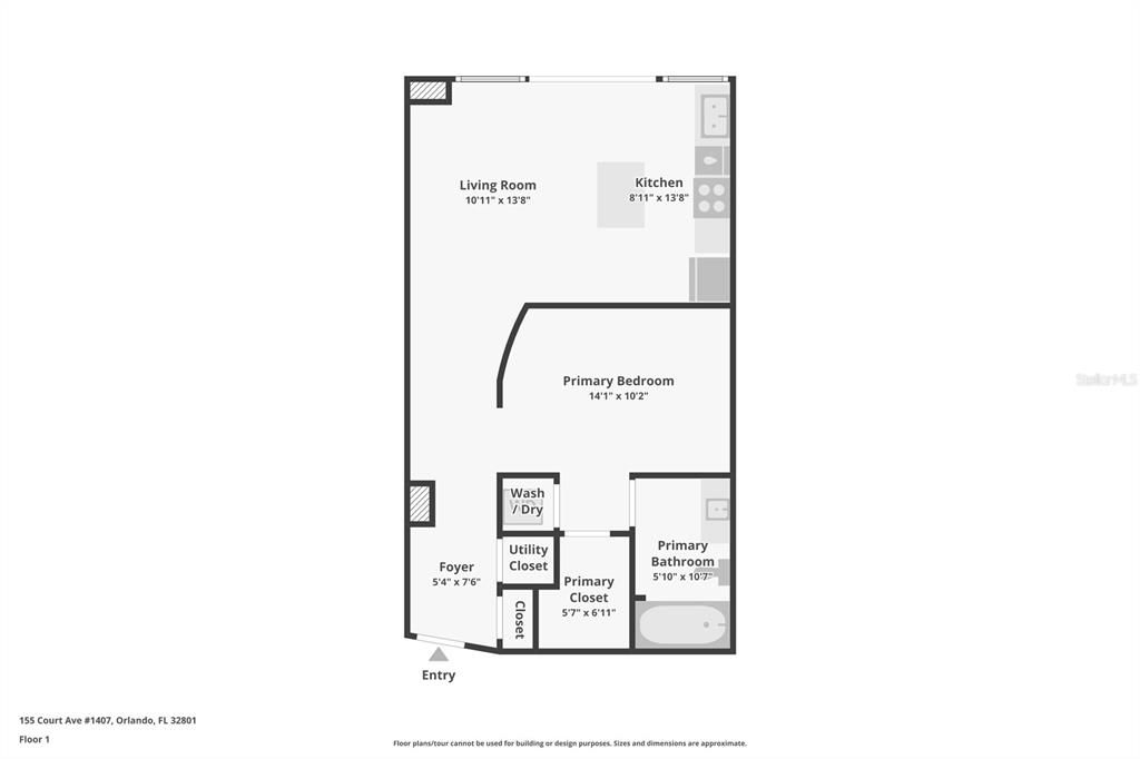 En Venta: $230,000 (1 camas, 1 baños, 729 Pies cuadrados)