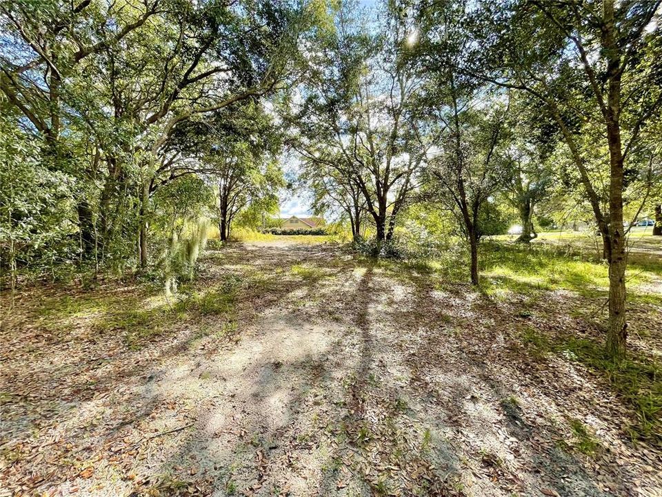 VIEW FROM LOT TOWARDS STREET